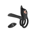 Stymulator - Double vibrating ring - USB 10 Functions / Remote Control