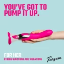 Pleasure Pump With G-Spot Vibrator - Pink