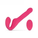 Teazers Strapless Strap On Vibrator - Pink