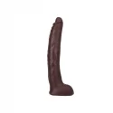 Damion dayski - realistic ultraskyn dildo - 12 / 30 cm - chocolate
