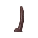 Damion dayski - realistic ultraskyn dildo - 12 / 30 cm - chocolate
