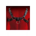 VIRGITE MAN BONDAGE BODY HARNESS MOD. 2 BLACK