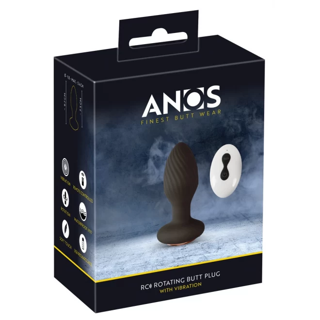 Anos rotating butt plug