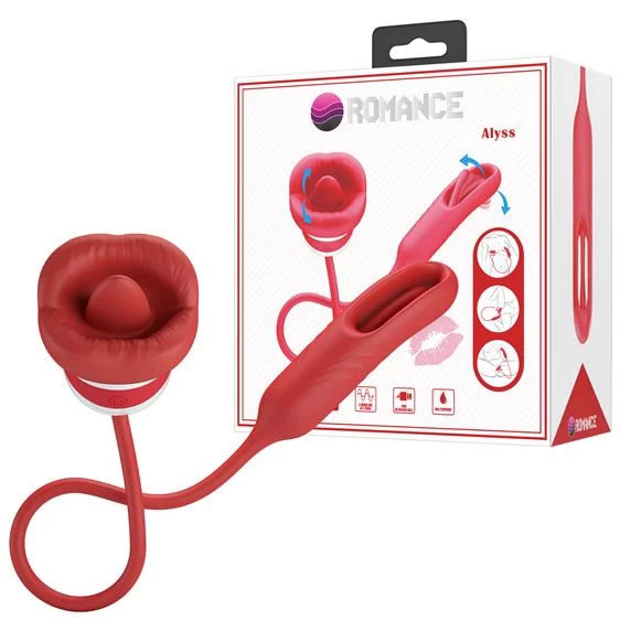 Romance Alyss Tongue Stimulator Red