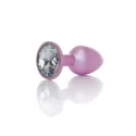 Plug-Jewellery Pearl Pink PLUG- Clear S