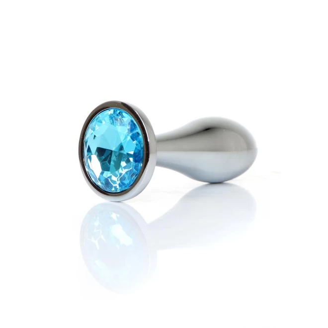 Plug-Jewellery Silver PLUG- Light Blue L