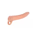 Wielofunkcyjny masturbator-nakładka na penisa z wibracją Extendor 22,8cm Nmc