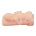Vibrating And Realistic Feeling Vagina Masturbator Sleeve For Men