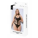 Body Baci Lingerie Wetlook Halter Top Teddy