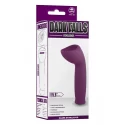 NMC 5.5 INCH RECHARGEABLE SILICONE 10 FUNCTIONS SPEED GLANS STIMULATOR PURPLE