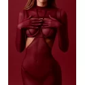 Promees vivien burgundy top xs/s