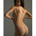 Promees reina nude spódniczka xs/s