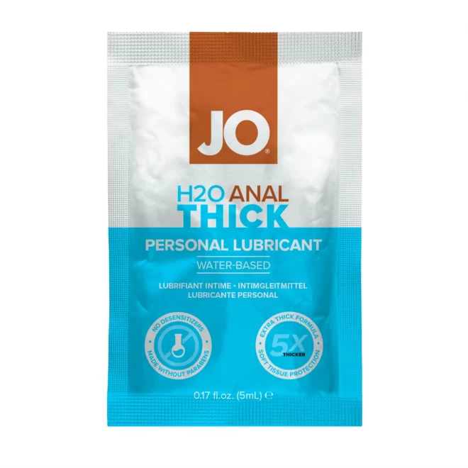 System JO - Anal Thick Water Based Lubricant Sachet 5ml