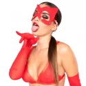 Rękawiczki za łokieć prześwitujące i długie Kinky Diva Seductive Gloves