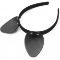 Kocie uszy na opasce Kinky Diva Vegan Leather Cat Ears