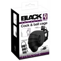 Black velvets cock & ball cage