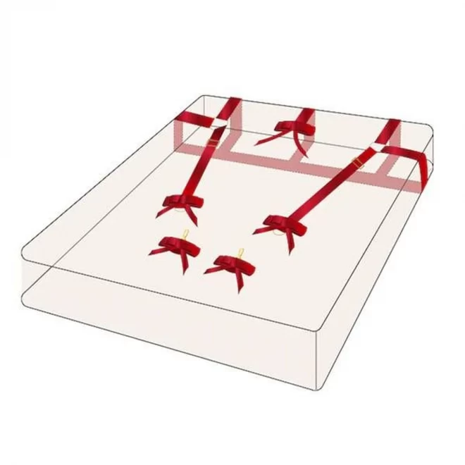 Upko pasy do łózka bowknot bed restraint straps