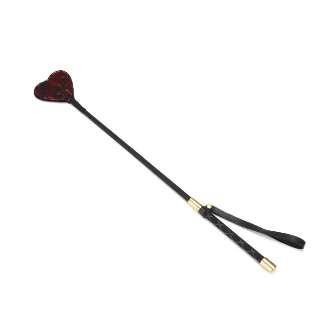 Liebe seele szpicruta victorian garden lace & velvet riding crop