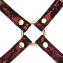 Liebe seele uprząż bondage victorian garden lace and pu hogtie