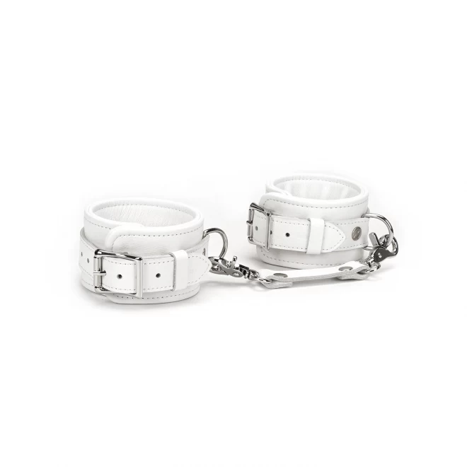 Liebe seele kajdanki fuji white ankle cuffs