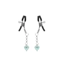 Liebe seele klamerki na sutki glow-in-dark nipple clamps