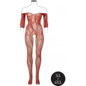 Lace sleeved bodystocking