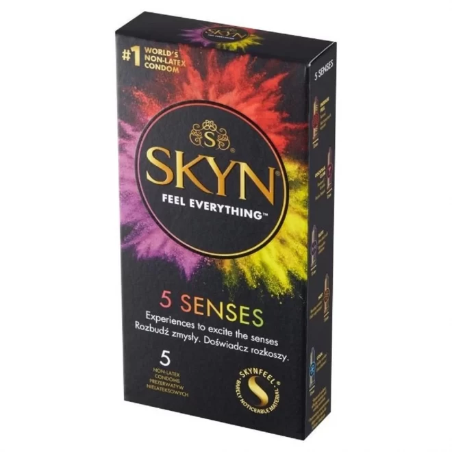 Mix prezewatyw Unimil Skyn 5 Senses 5 szt.