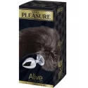 Alive korek analny lisi ogon black & white fox tail s