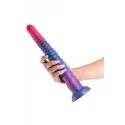 COLOURS STACKED 12 INCH DILDO RED/GOLD