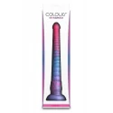 COLOURS STACKED 12 INCH DILDO RED/GOLD