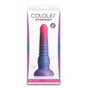 COLOURS STACKED 6 INCH DILDO RED/GOLD