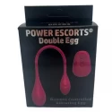 Jajeczko wibrujące Power Escorts Double Egg