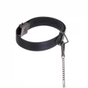Lockink obróżka ze smyczą collar with leash set brown
