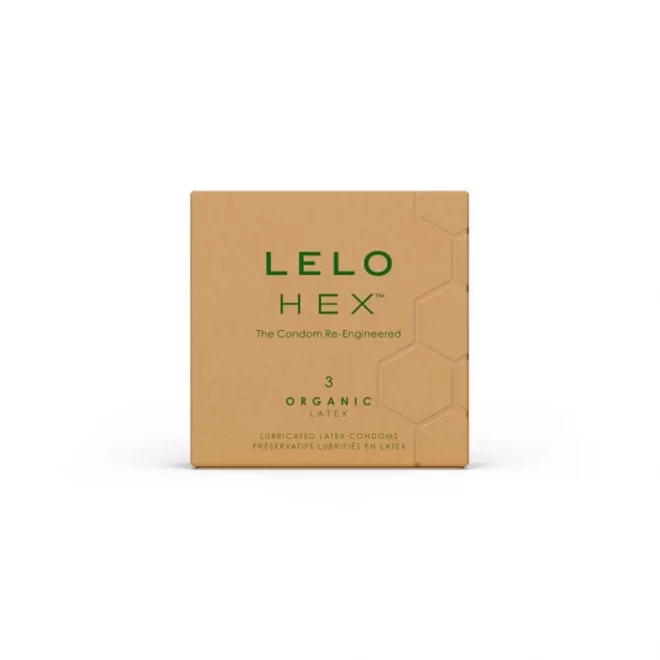 Prezerwatywy organiczne LELO HEX Organic 3 szt.