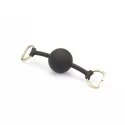 Liebe seele kinbaku ukiyoe bal gag with red rosy leather straps