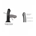 Dildo Strap On Me Dual Density Buigzame M
