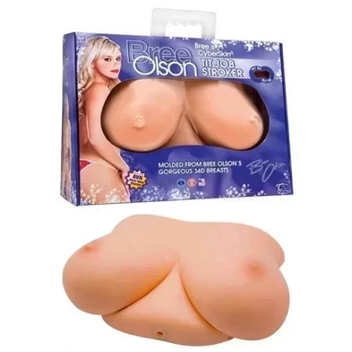 Stymulator Bree Olsons Cyberskin Tit Job Stroker
