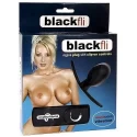Jajeczko z wibracjami Black Fli Vagina Plug With Clip On