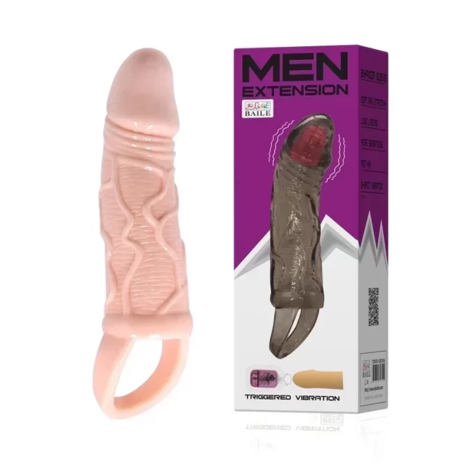 Xmen extension vibrating penis sleeve 13,5 x 3,5cm