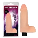Wodoodporny wibrator z cyberskóry Vibrating Cock 7,5 Inch No. 01
