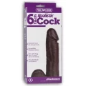 Członek z jądrami do Strap-On Vac-U-Lock Realistic Black Cock