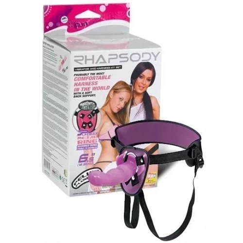Różowy wibrator Strap-on Rhapsody Pelvis Plungers