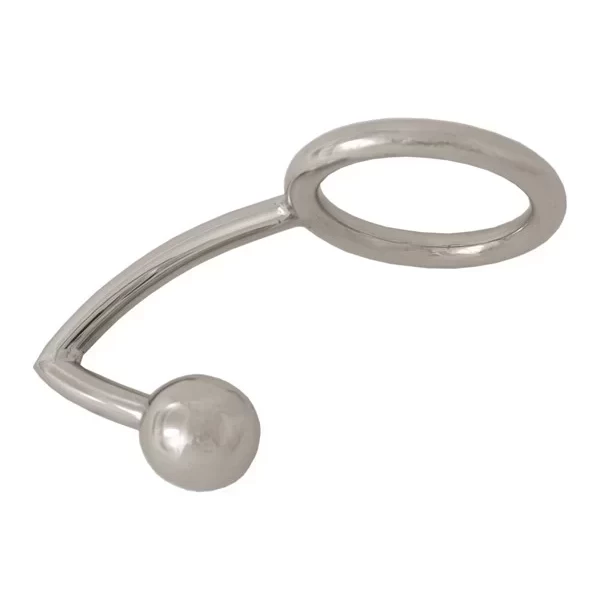 Metalowy pierścień na penisa ze stymulatorem analnym Shafter Ring 55 mm