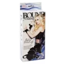 Kajdanki w formie mankietów z łańcuchem Bound Ribbon Wrist Cuffs
