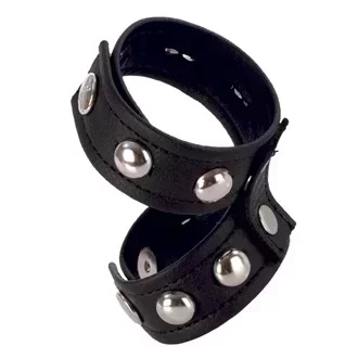 Podwójna obroża- na penisa i jądra Colt Domed with Ball Strap
