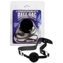 Knebel na skórzanym pasku Breathable Ball Gag (2 kolory)