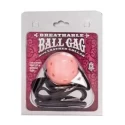 Knebel na skórzanym pasku Breathable Ball Gag (2 kolory)