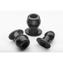 Korek analny Ass Tunnel Plug Silicone Tpr Large - Black.