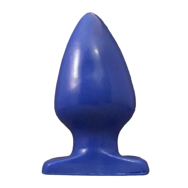 Korek analny Butt plug - large - blue - 11 cm. 60 mm.