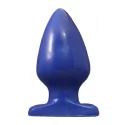Korek analny Butt plug - large - blue - 11 cm. 60 mm.